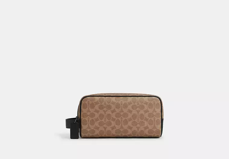 large travel kit in signature canvas large travel kit in signature canvas