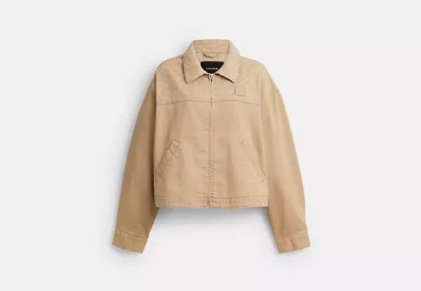 signature denim utility jacket