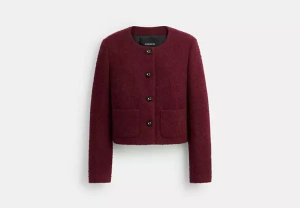 boucle cardigan jacket