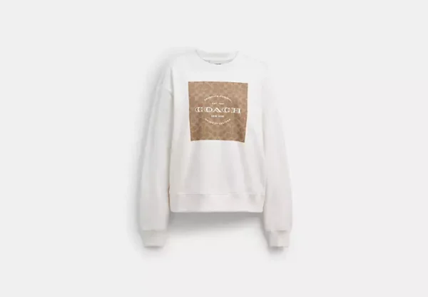 signature square crewneck sweater