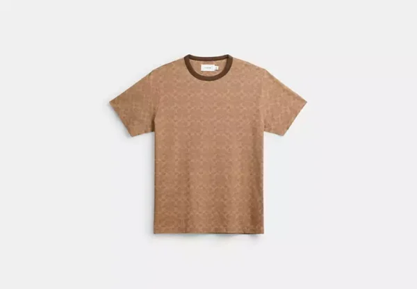 signature t shirt in organic cotton