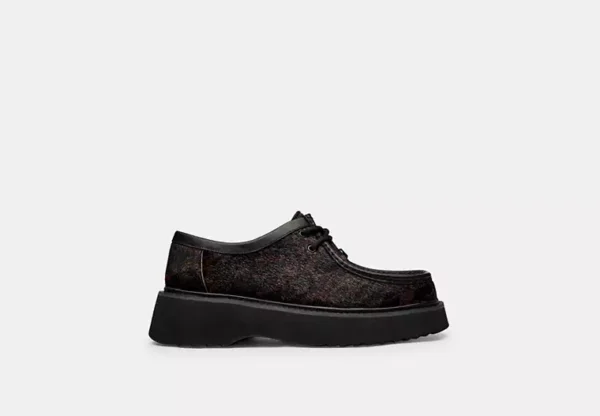 sculpted c chukka boot with leopard print