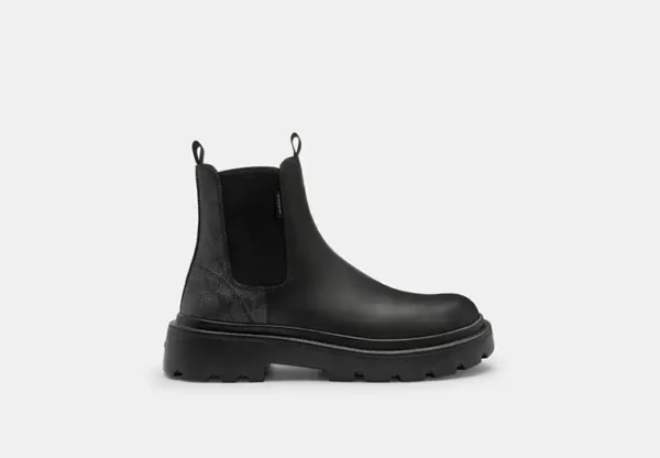 chelsea boot with signature canvas