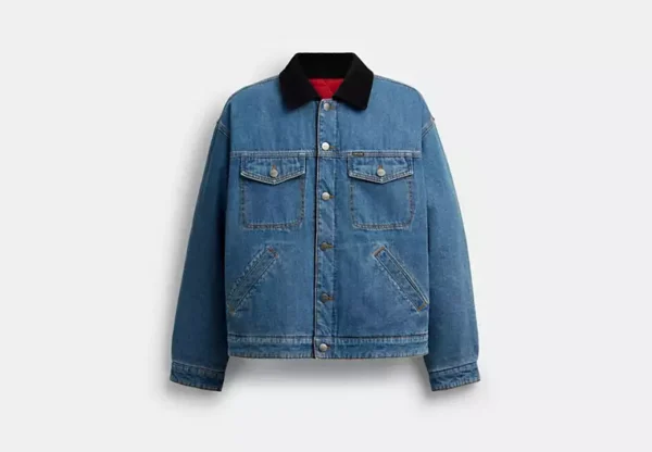 reversible denim jacket