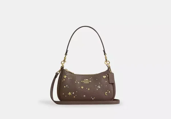 teri shoulder bag with rivets