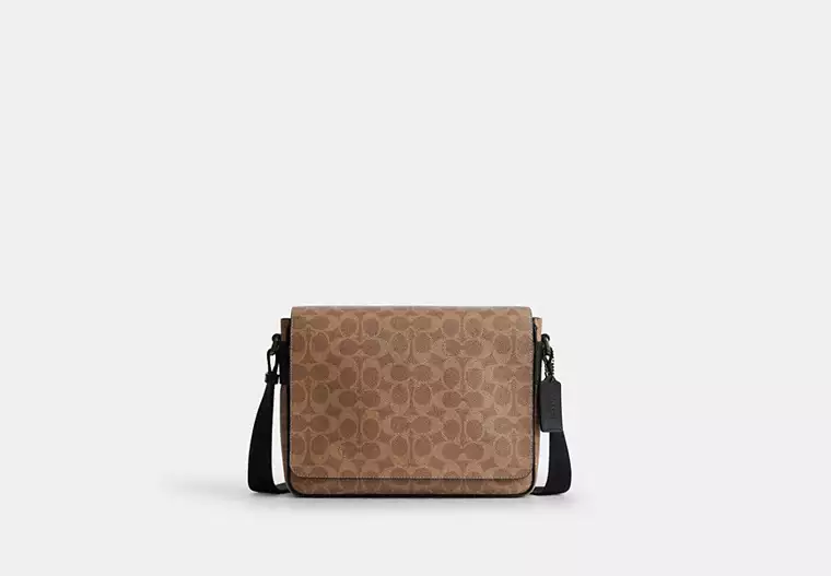 jack messenger bag in signature canvas jack messenger bag in signature canvas