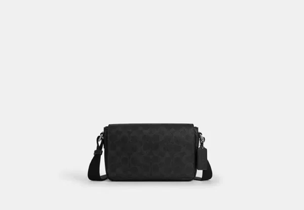 jack small flap crossbody bag in signature canvas