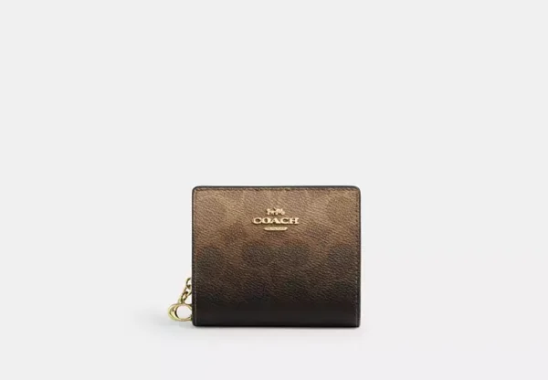 snap wallet in ombre signature canvas