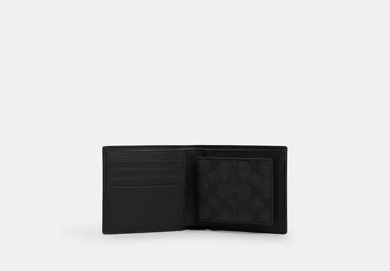 boxed 3 in 1 wallet gift set in signature canvas boxed 3 in 1 wallet gift set in signature canvas