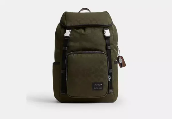 logan backpack in signature nylon